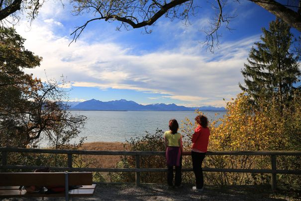 Schöne Chiemsee Aussicht