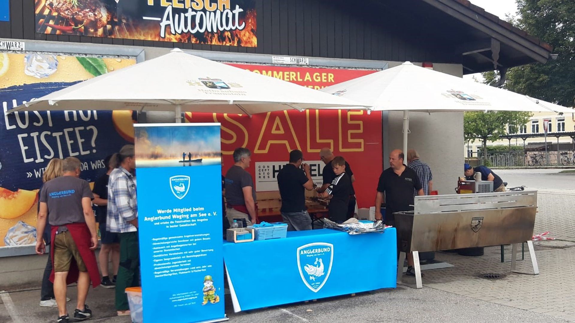 Steckerlfischgrillen