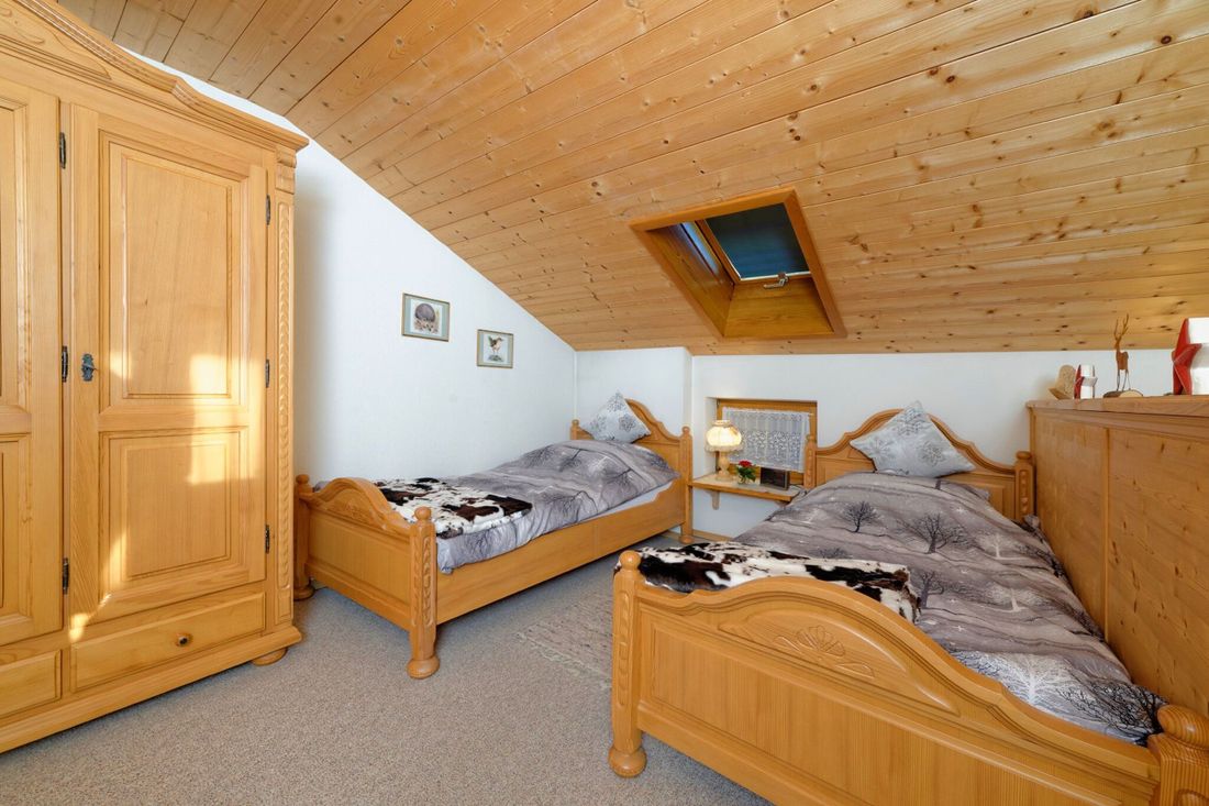 Wohnung 2 von 3: Giebelstadl Schlafzimmer