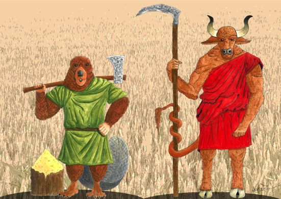 Sonderausstellung Landwirtschaft Illustration