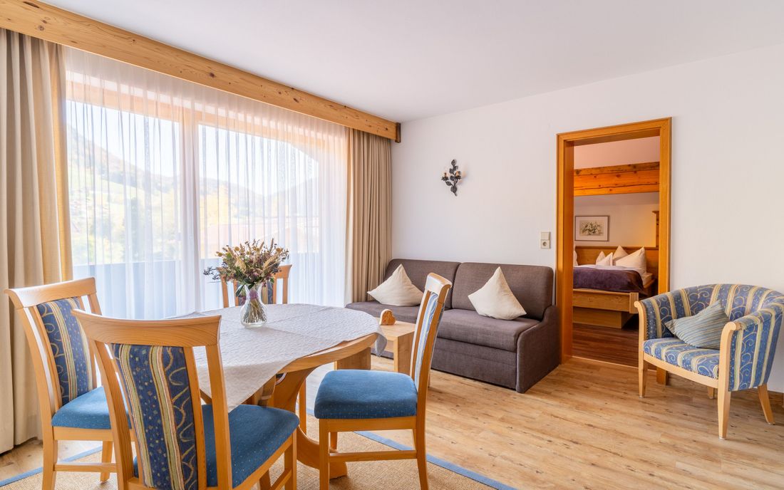 Wohnbereich in der Walmbergwohnung