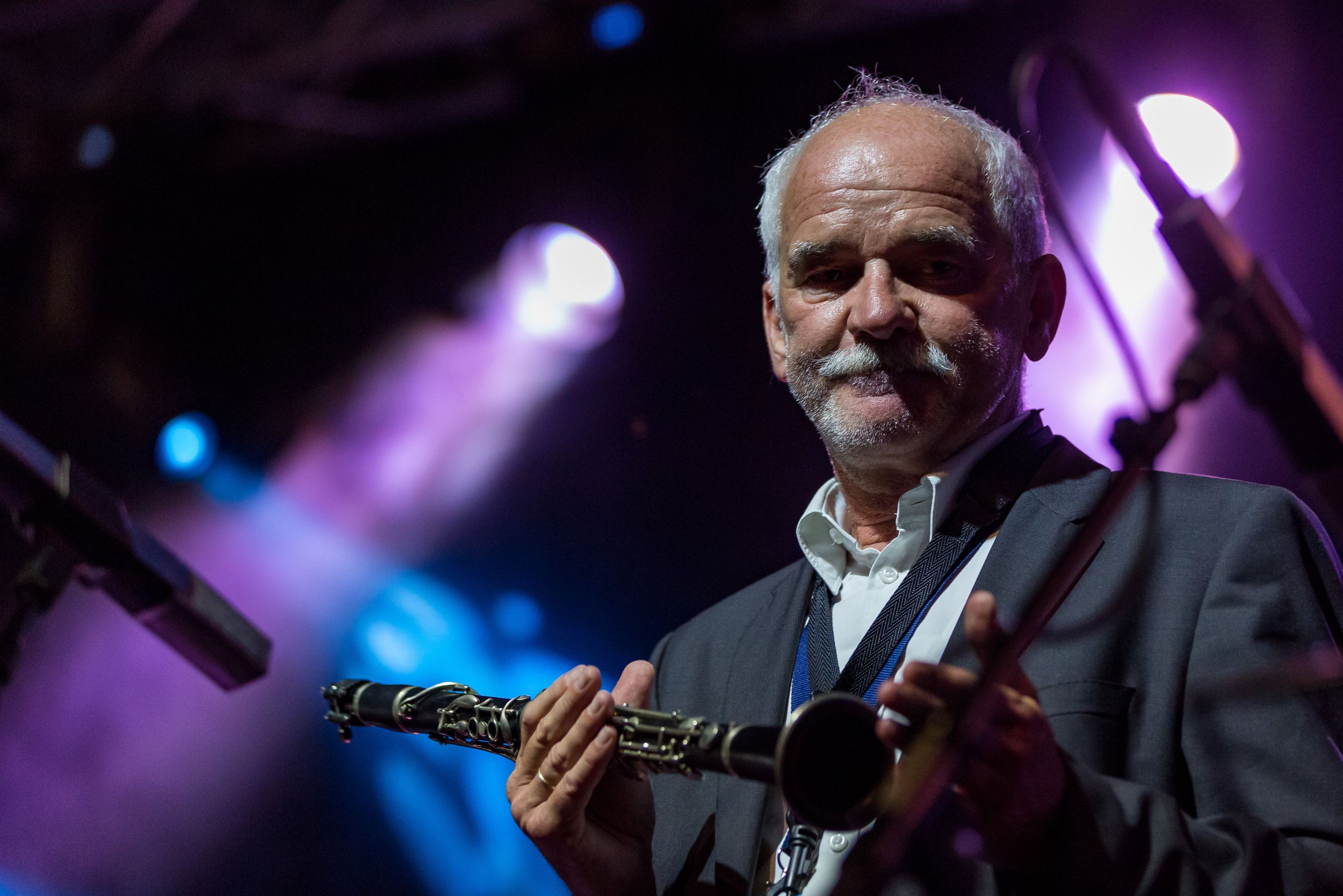 Uli Wunner mit Klarinette