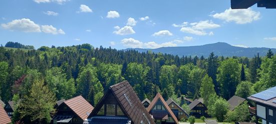 Panoramablick vom Balkon aus