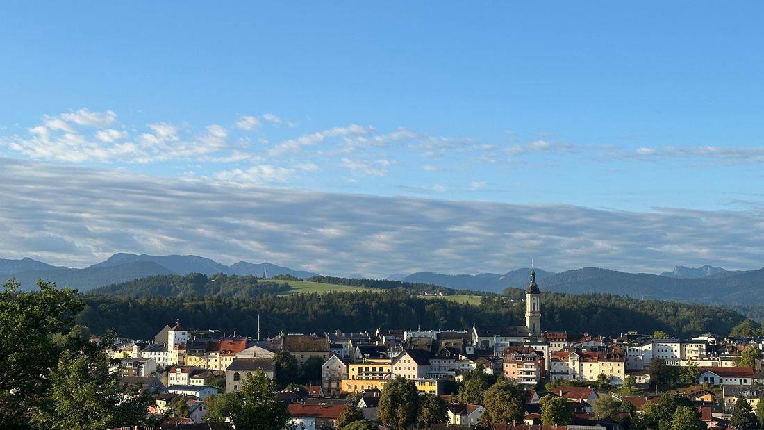 Traunstein mit Hochberg