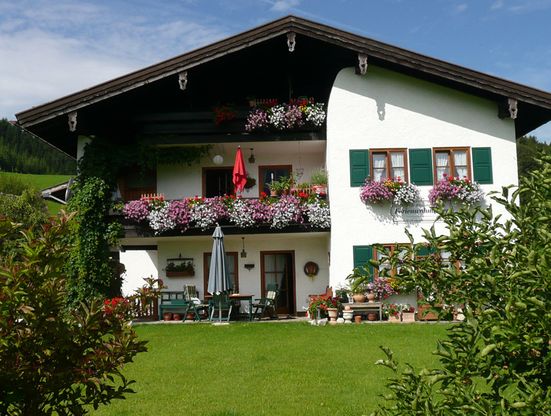 house view in summer