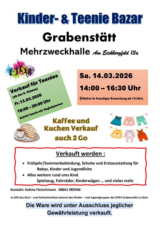 Teeniebazar Flyer März 2026_Aushang