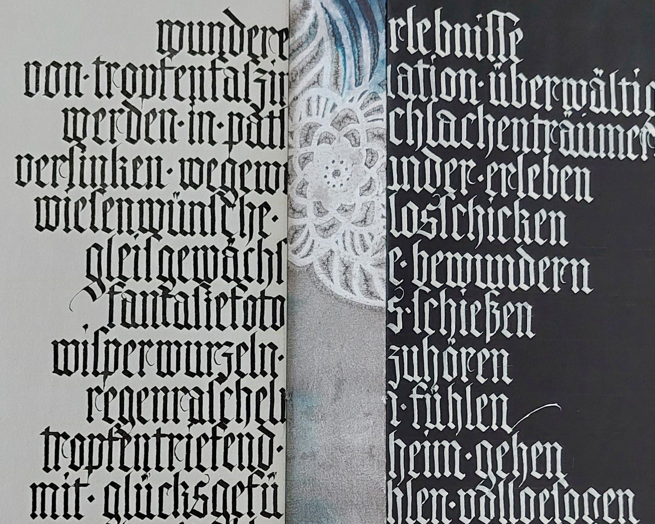 Kalligrafiekurs "Textura & Handschrift im Dialog"