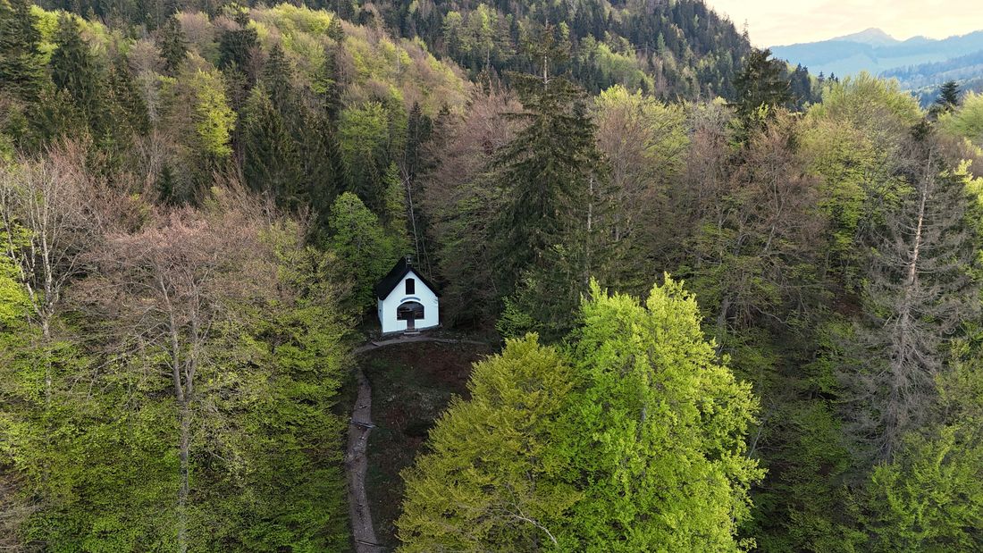 Eckkapelle von oben