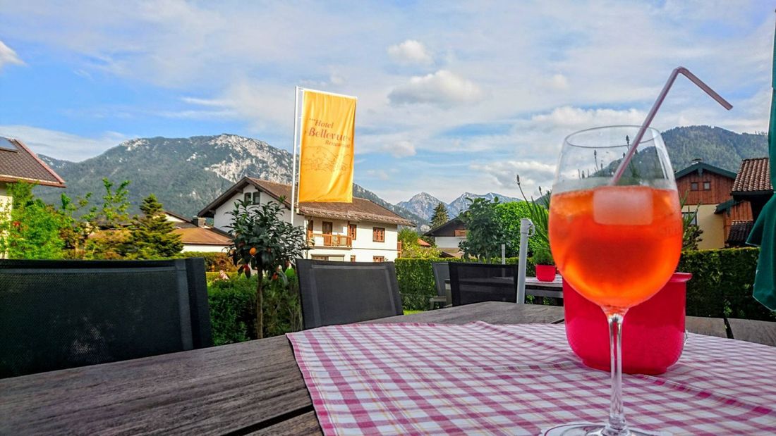 Sundowner auf unserer Terrasse