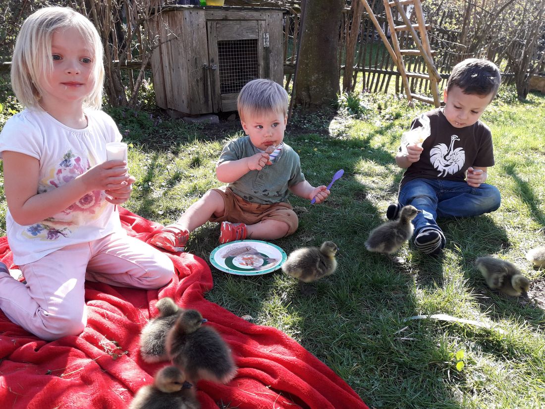 Spielende Kinder