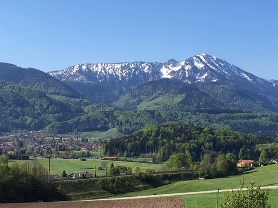 Panorama Bergen mit Hochfelln