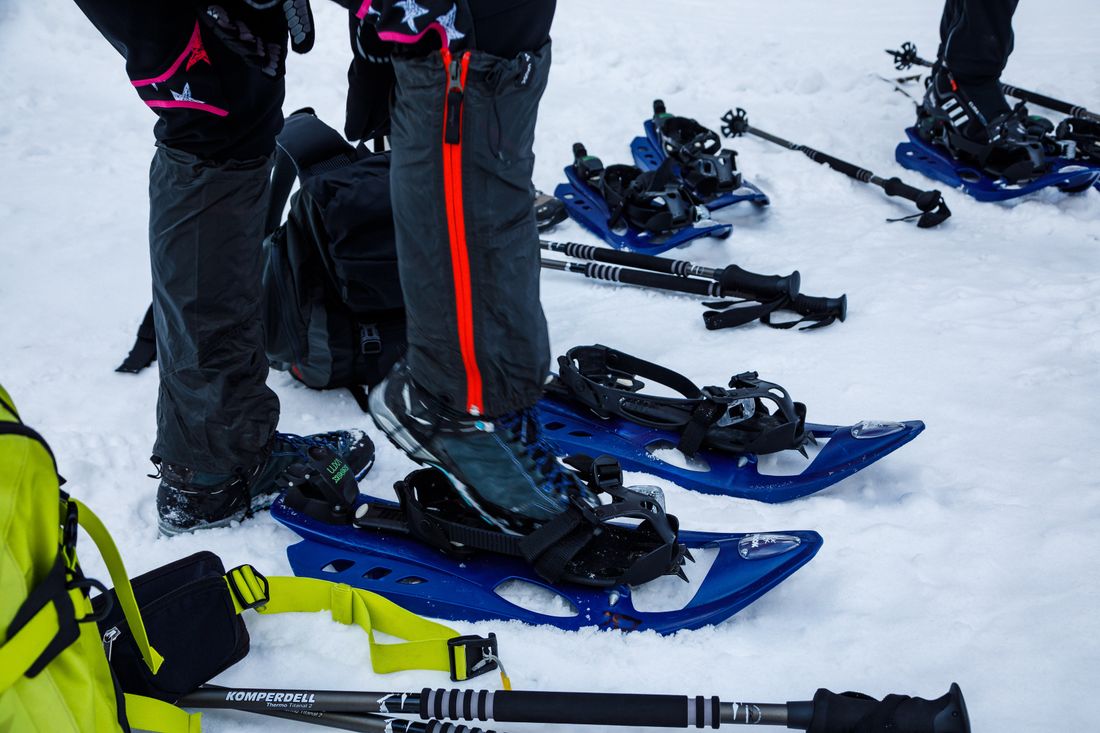 Schneeschuhequipment