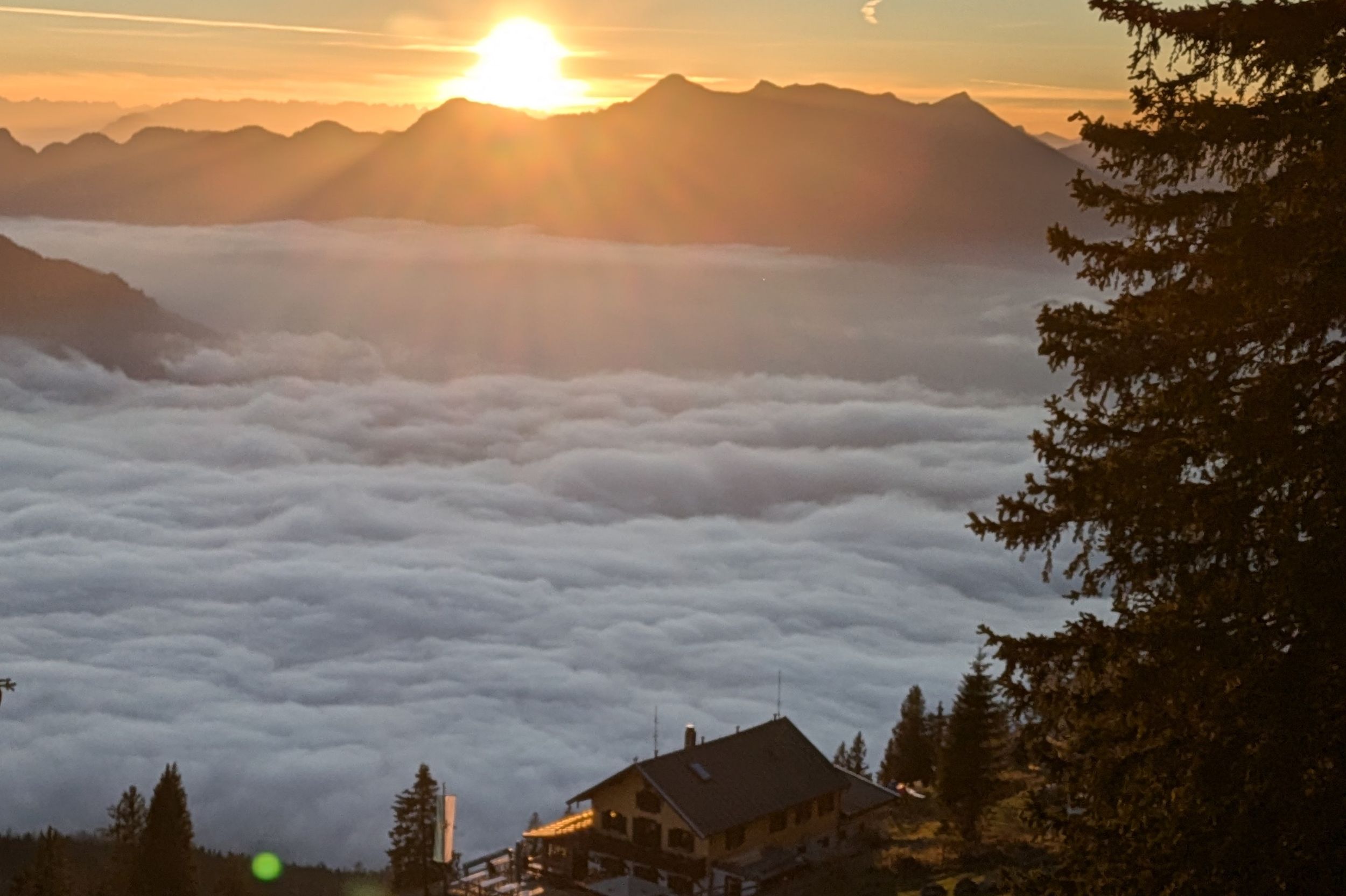 Sonnenuntergang Hochgernhaus 3 2