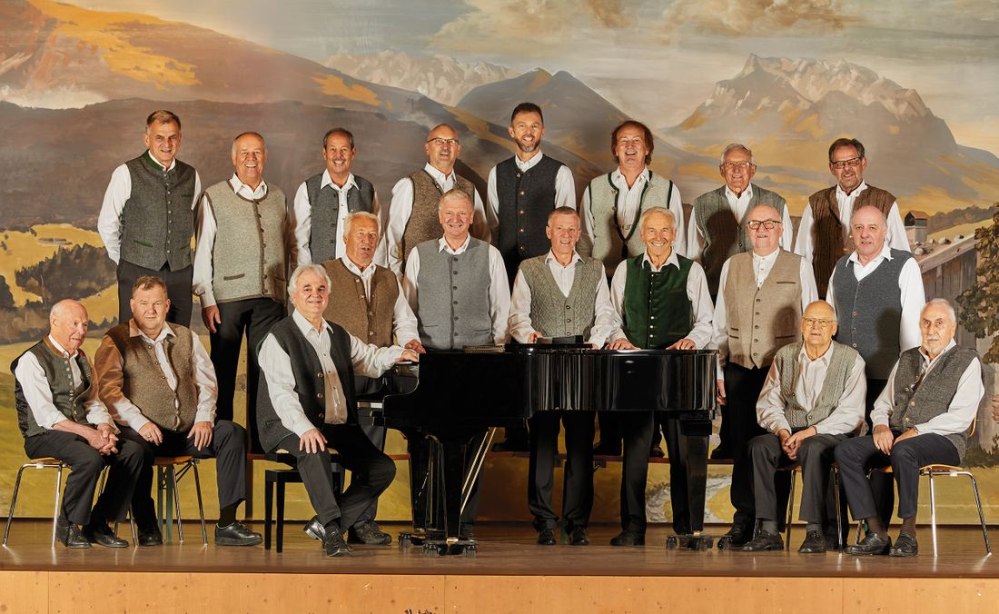 Gruppenbild Männerchor Reit im Winkl