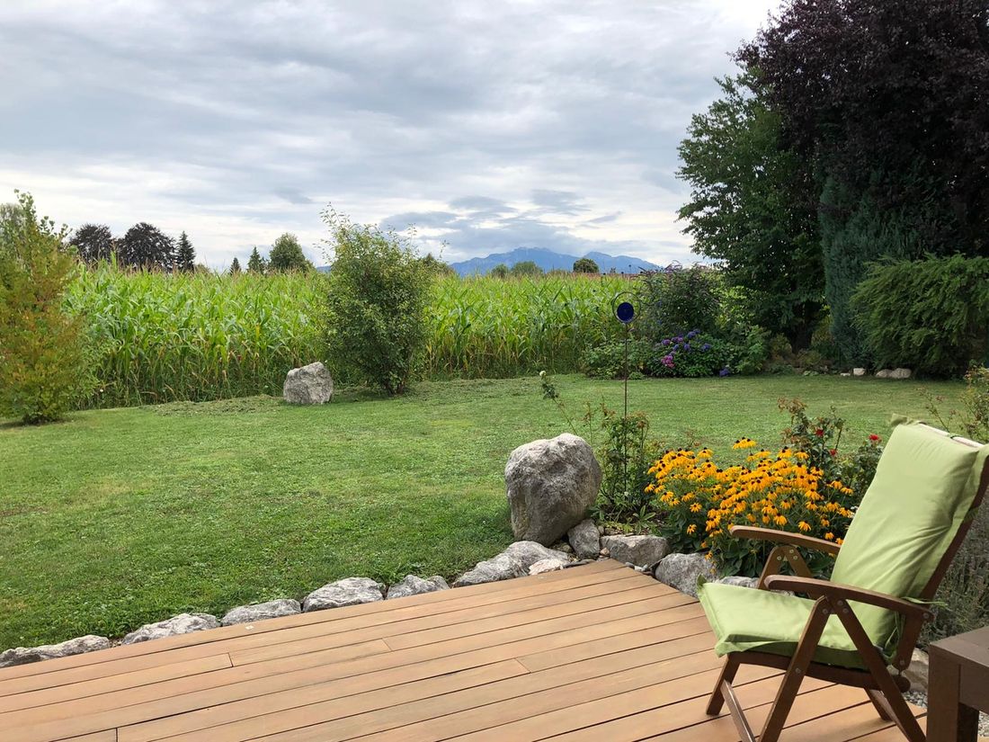 Terrasse im Spätsommer