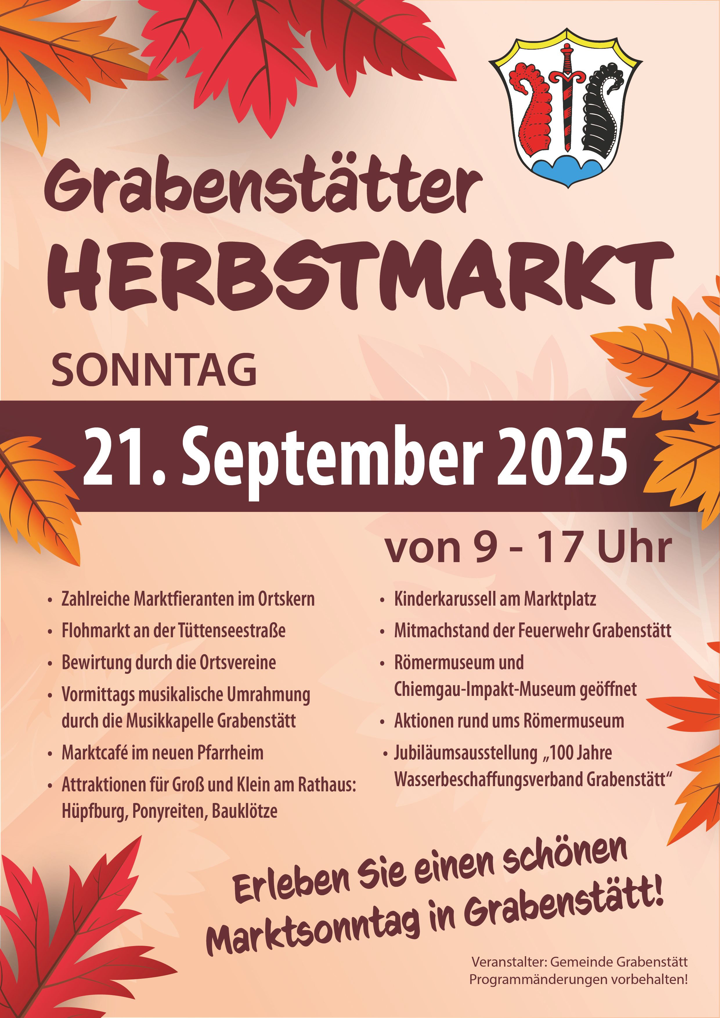 Plakat Grabenstätter Herbstmarkt 21.09.2025_A4_2