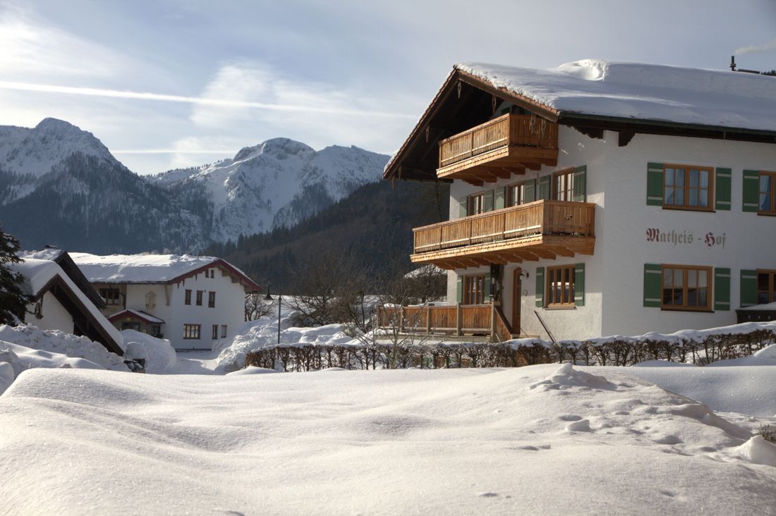 Unser Haus im Winter