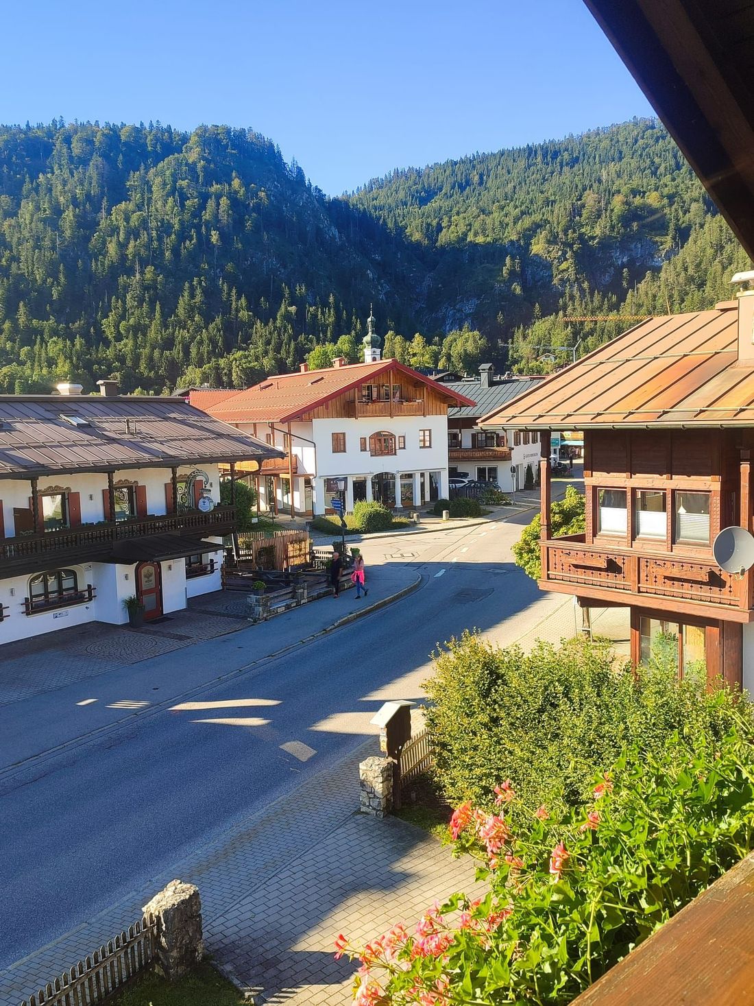 Aussicht von Balkom ins Zentrum