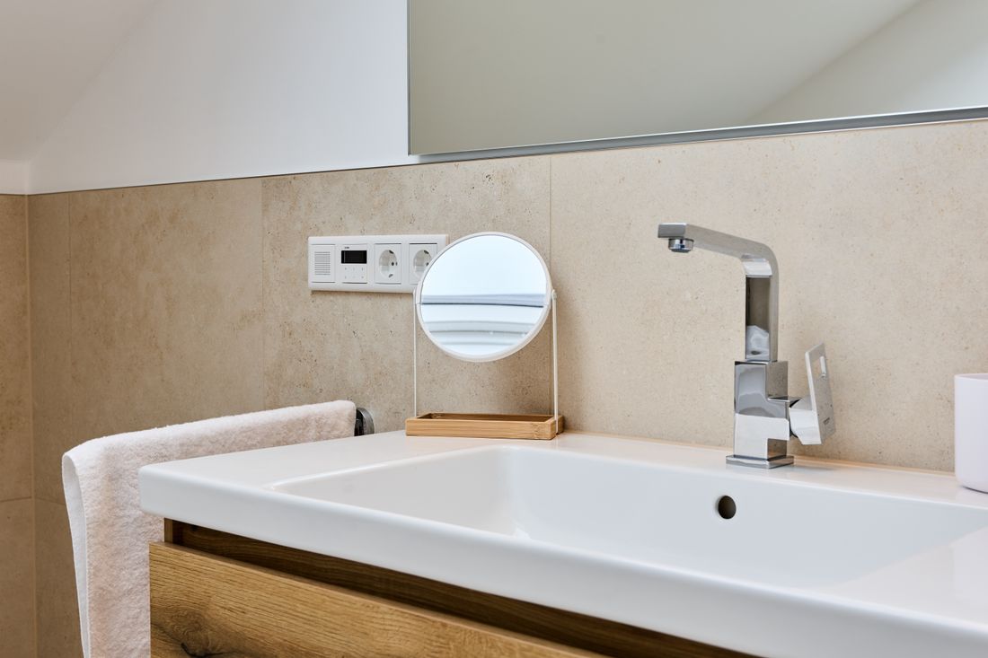 Details des Badezimmers