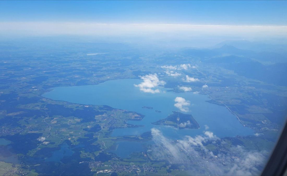 Chiemsee von oben