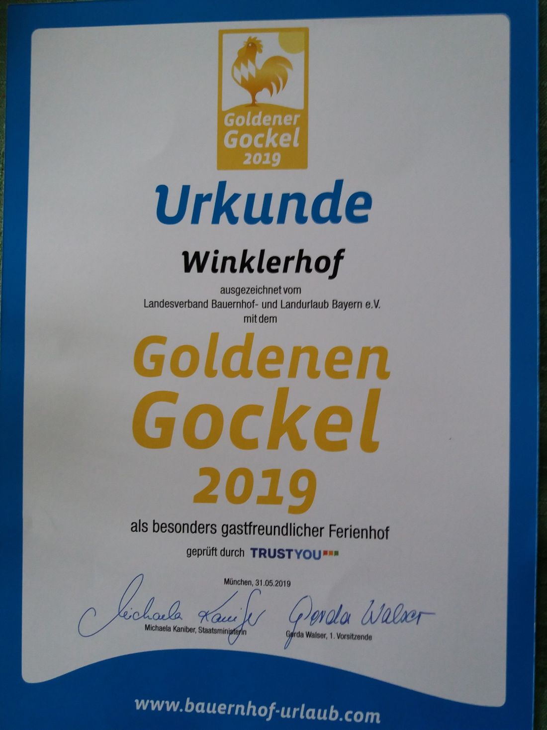Dank sehr guten Bewertungen unserer Gäste Ihr seid die besten