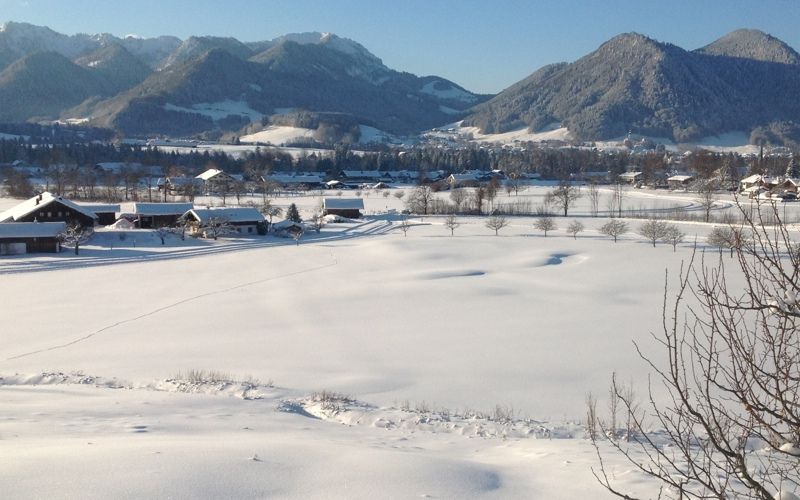 Unsere Traumaussicht im Winter