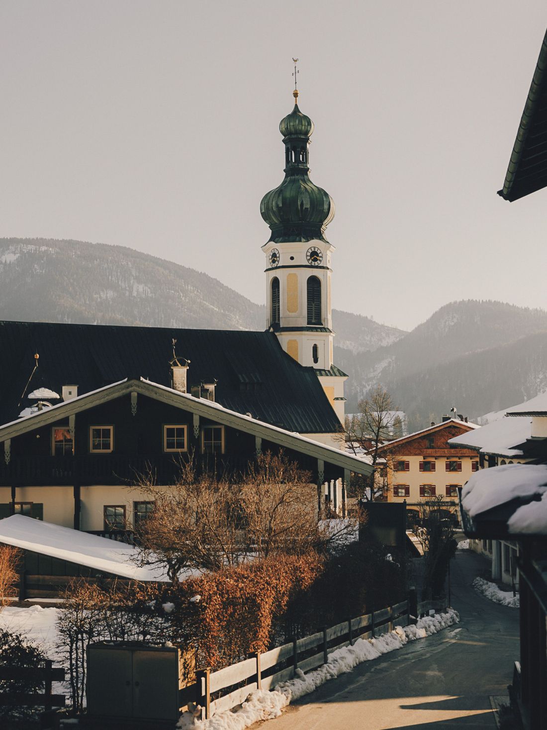 Die Kirche von Reit im Winkl