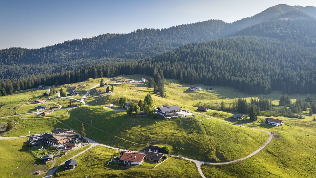 Winklmoos - Alm von oben