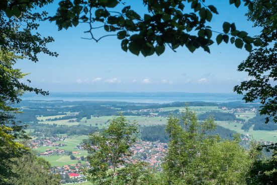 Blick auf Bergen
