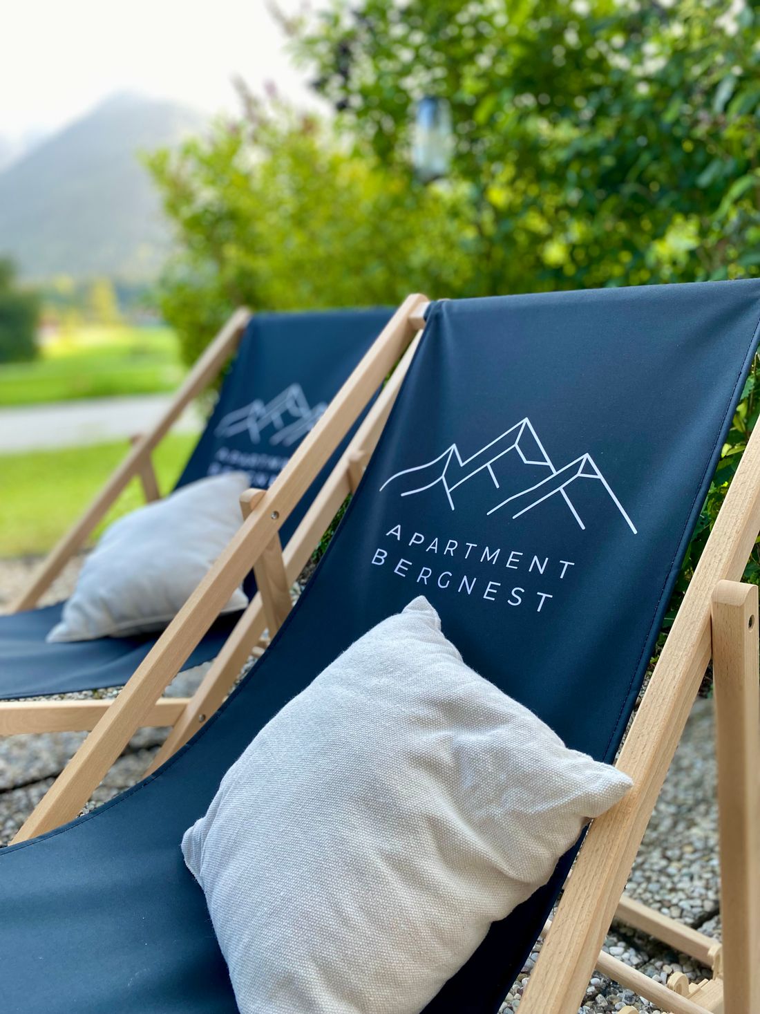 Liegestühle zum Relaxen