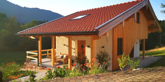 Alpenchalet Chiemgau, Morgenstimmung