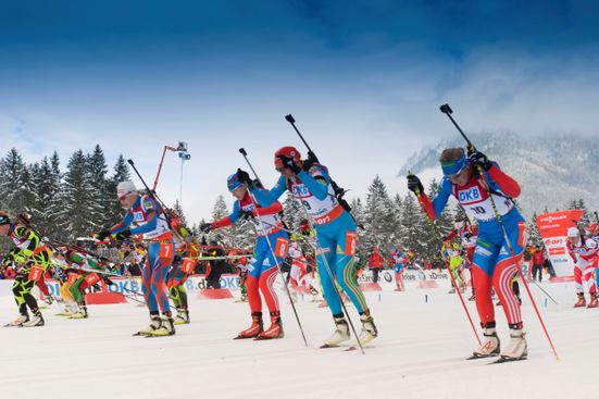 Massenstart Biathlon