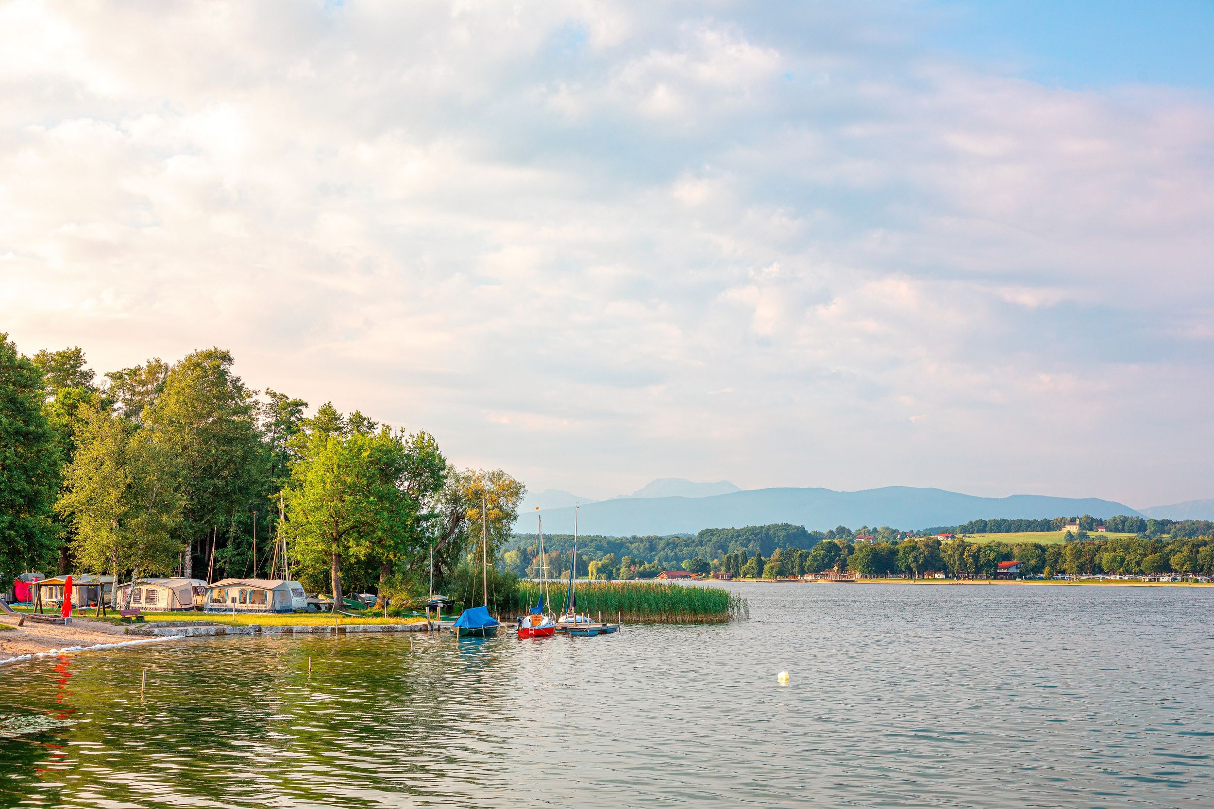 Camping-Platz am Tachinger See