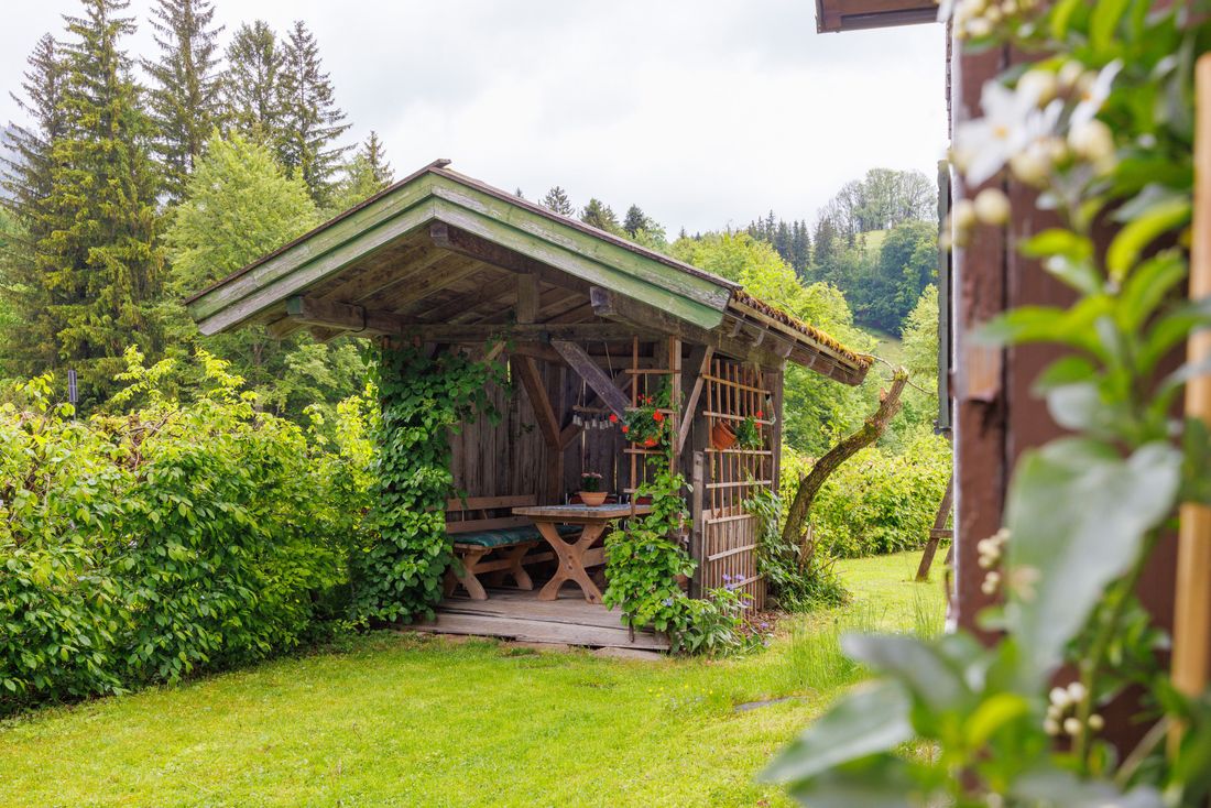 gemütliche Laube