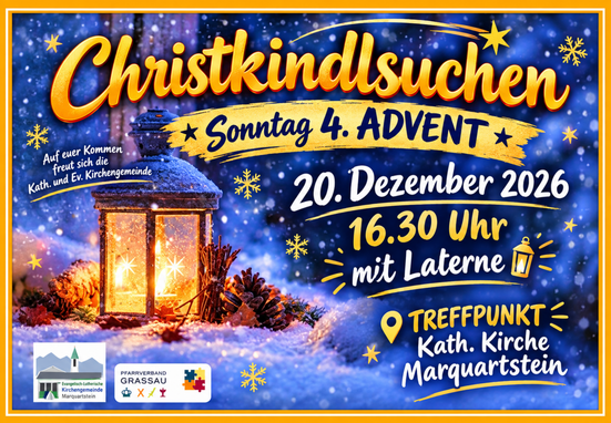 Plakat Christkindlsuchen 2026