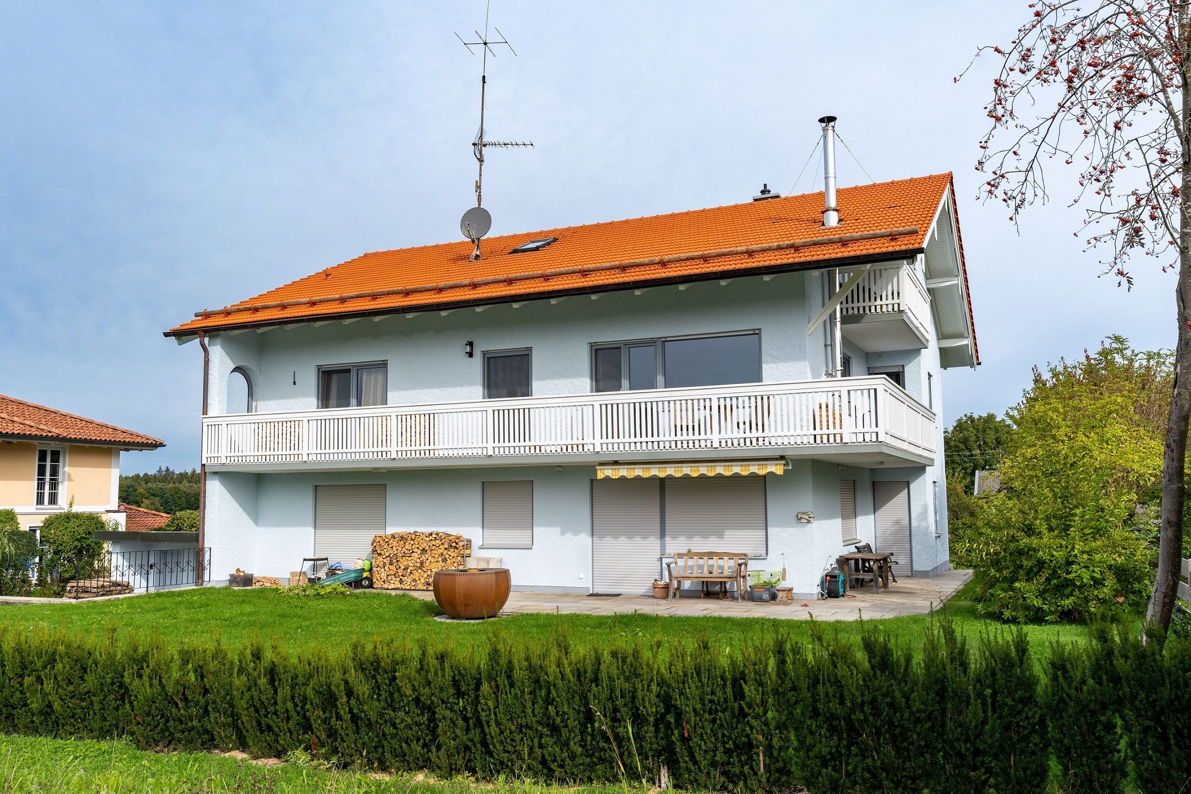 Blick vom Garten