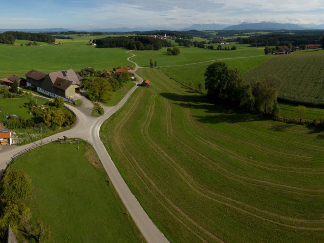 Luftaufnahme Lapperhof und Umgebung