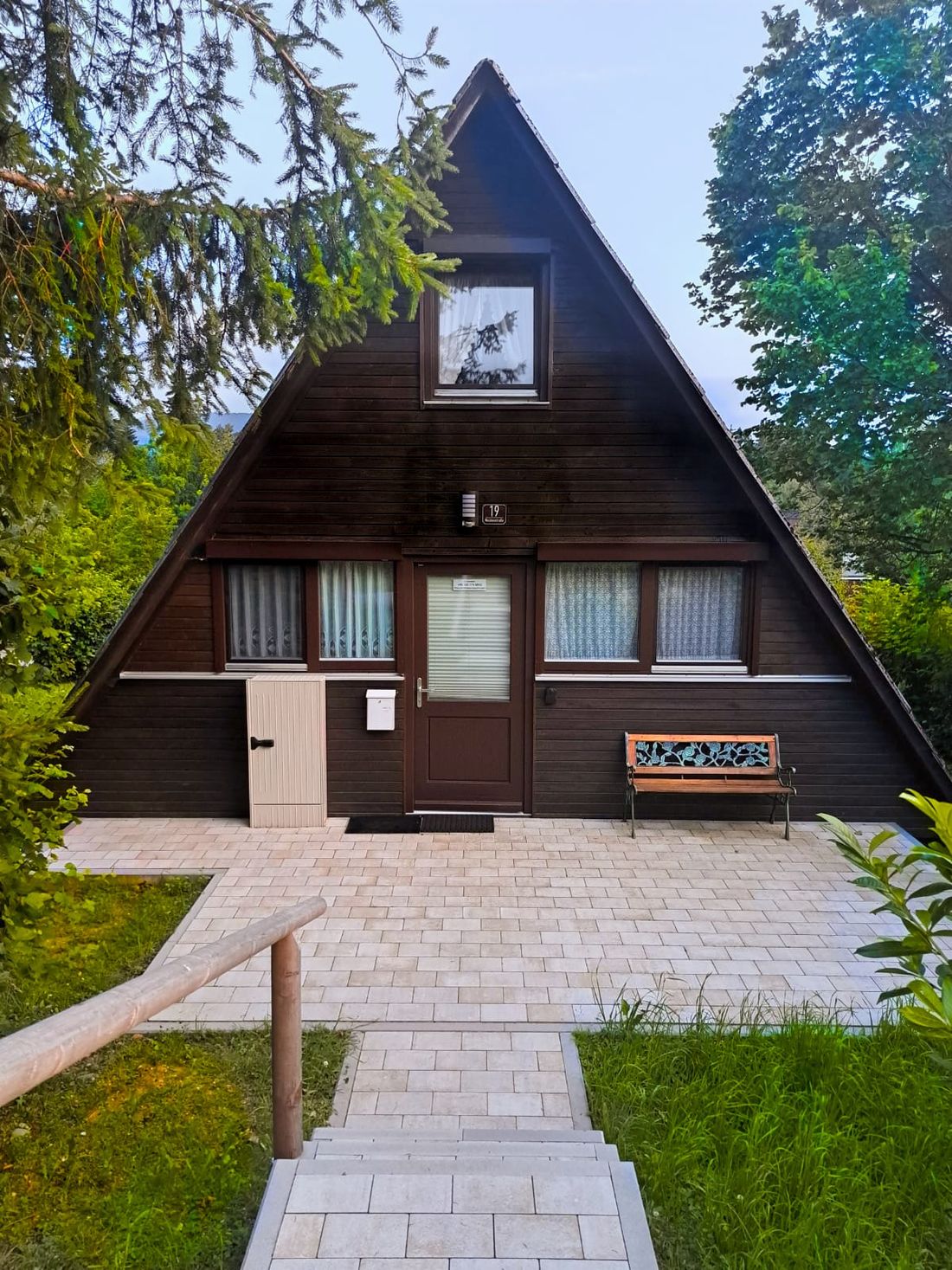Ferienhaus Bayern Eingang