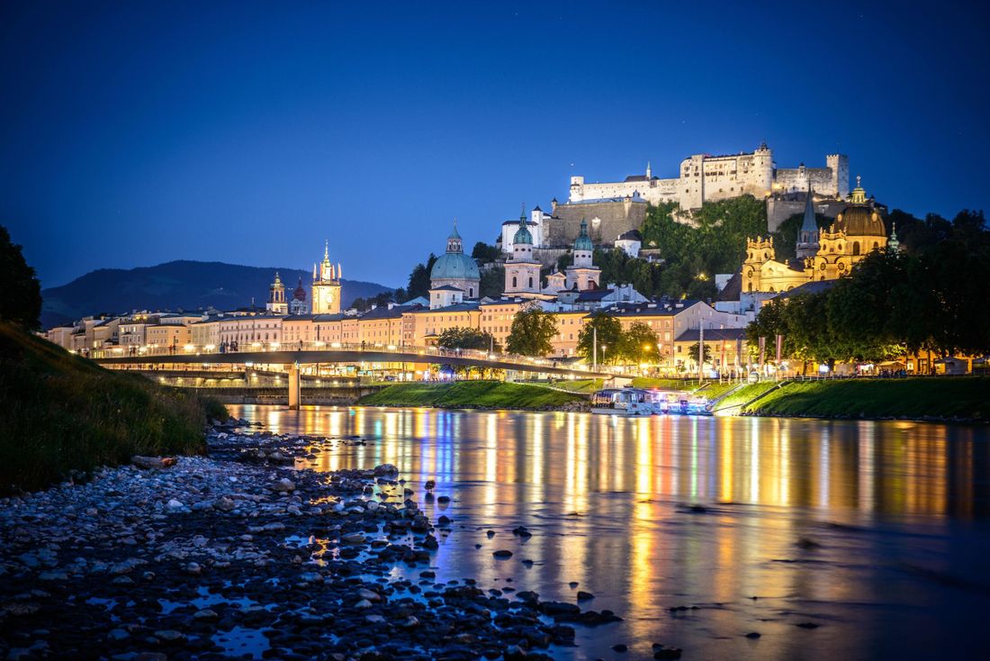 Salzburg bei Nacht