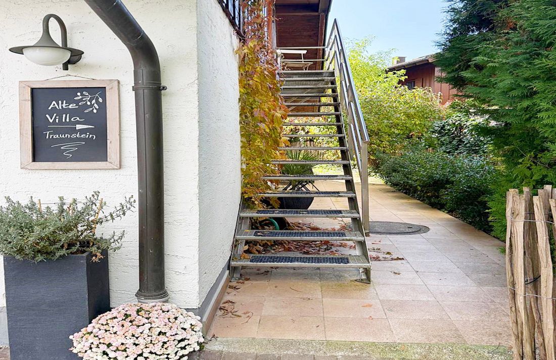 der Aufgang zur Wohnung
