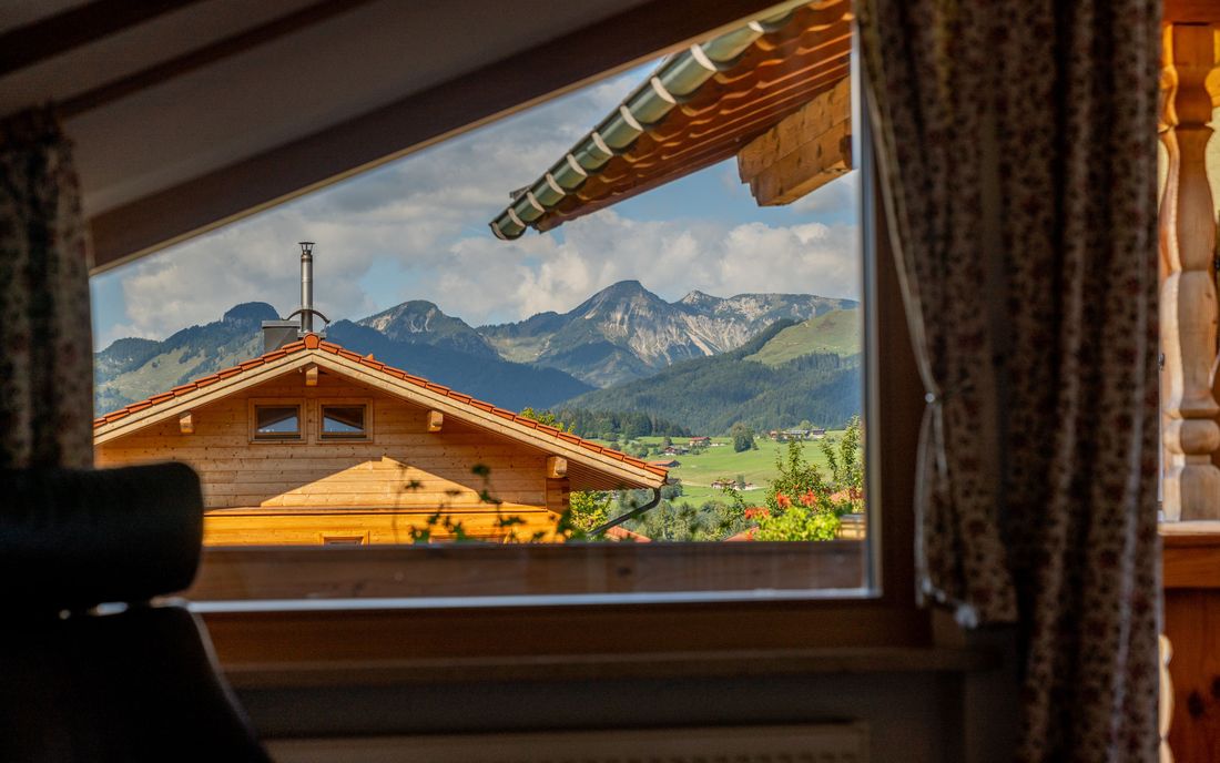 Blick auf die Chiemgau Alpen