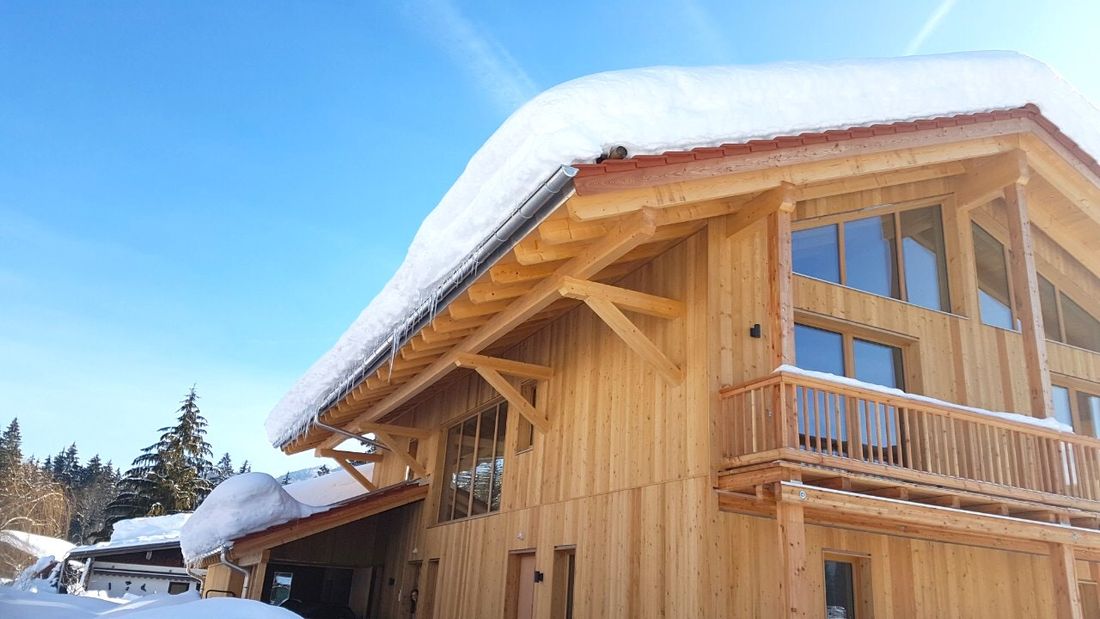 Das Chalet im Winter