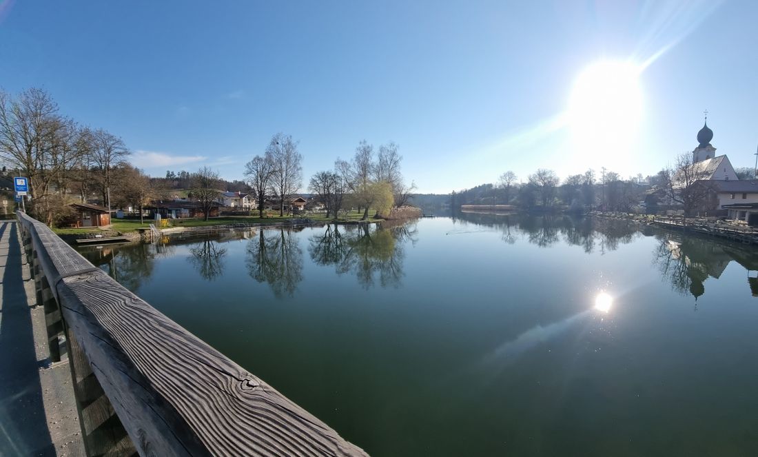 Alzblick mit Strandbad