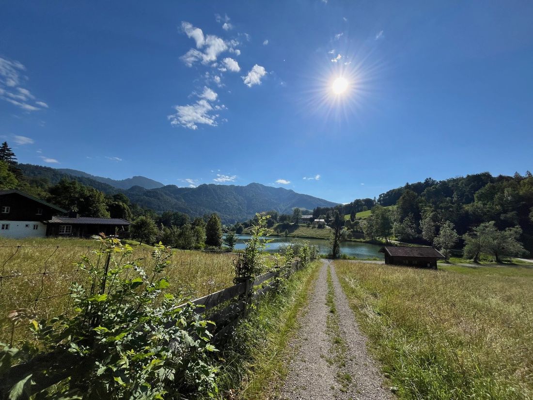 Blick auf den Wössner See