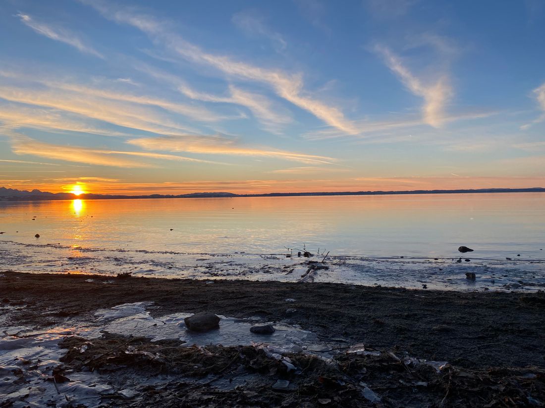 Sonnenuntergang Chiemsee