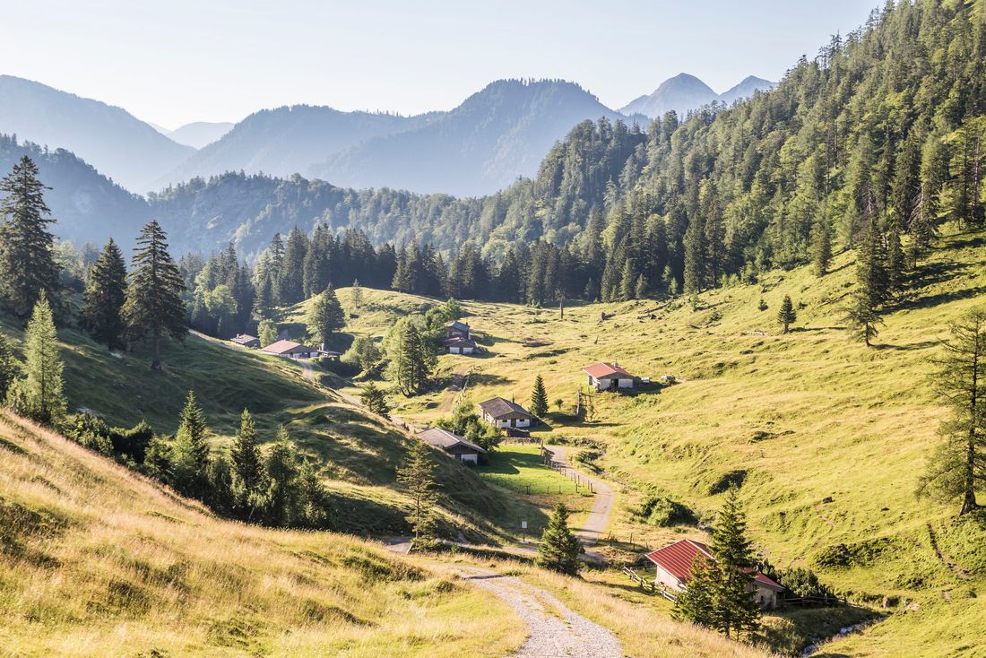 Bergpanorama Thorau Almen