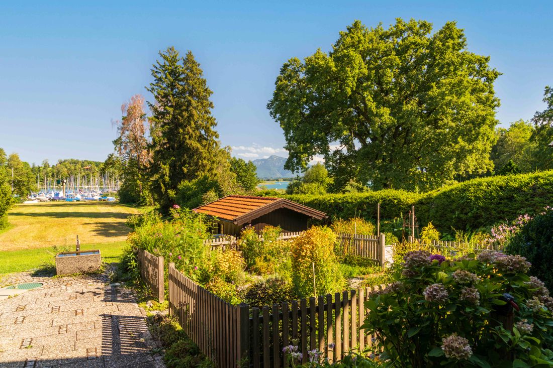 Blick in Richtung Chiemsee