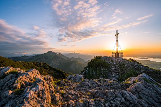 Hochfelln im Sonnenuntergang