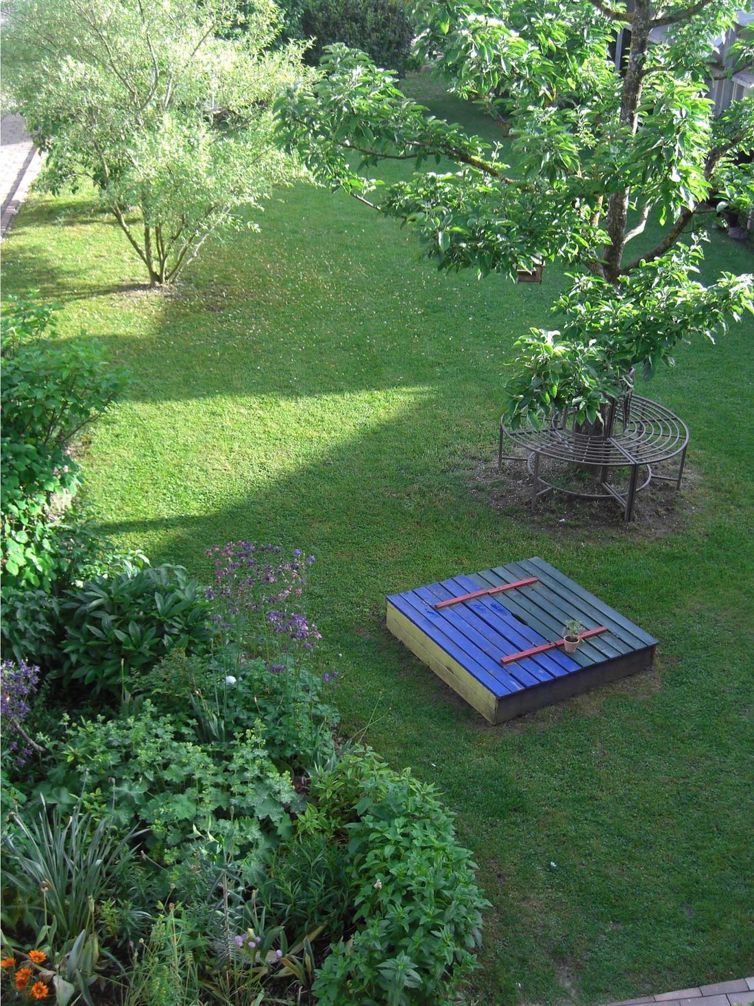 Blick vom Balkon