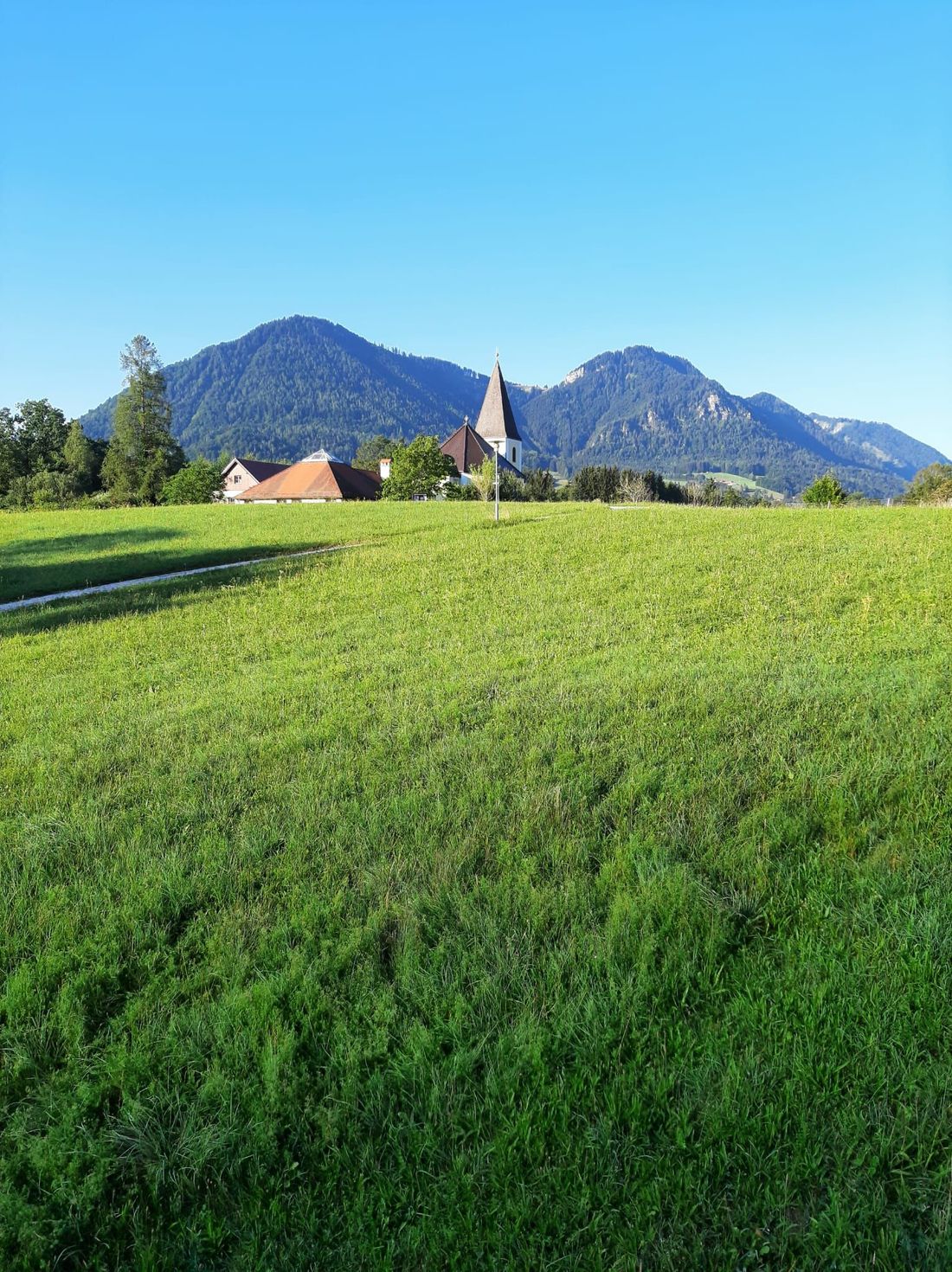 Blick vom Balkon